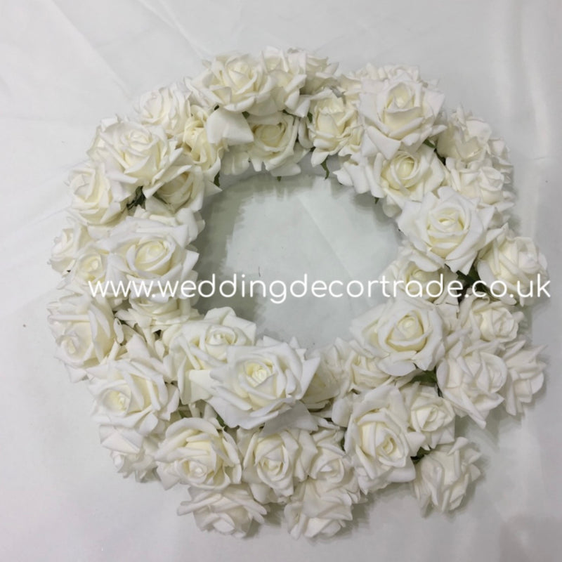 Real Touch Hybrid Floral Wreath