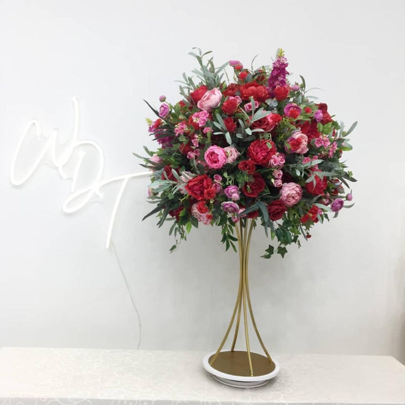 Sweetheart Textured Silk Floral Centrepiece