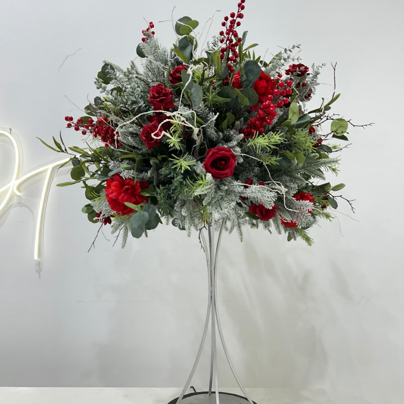 Christmas Luxe Centrepiece - Red