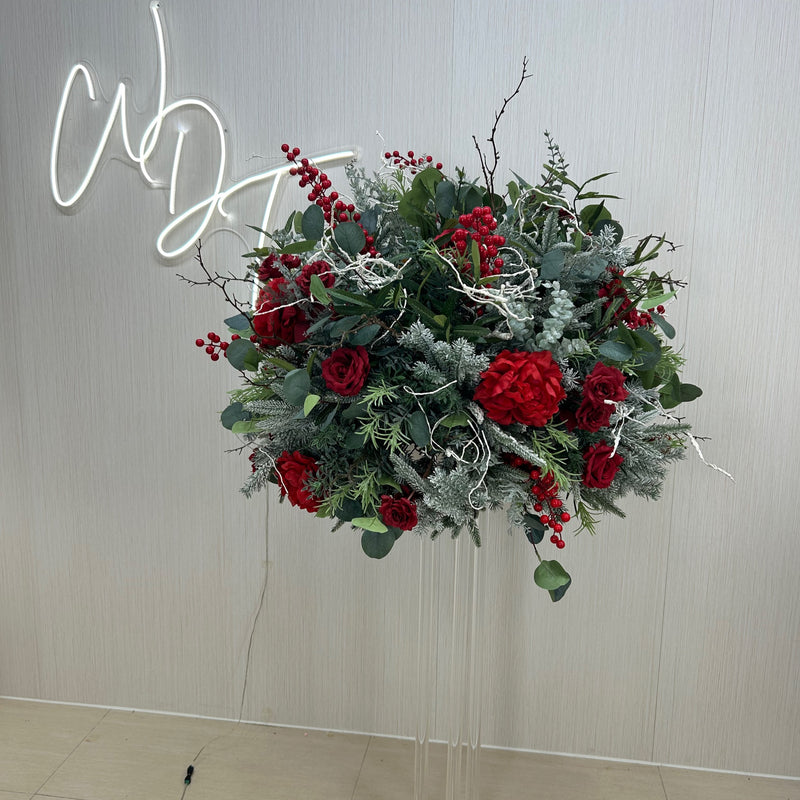 Christmas Luxe Centrepiece - Red