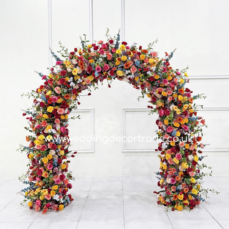 Colour Pop Floral Arch