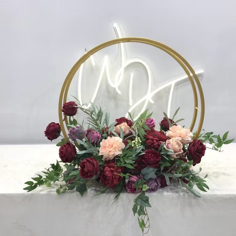 Hoop Floral Centrepiece - Lydia