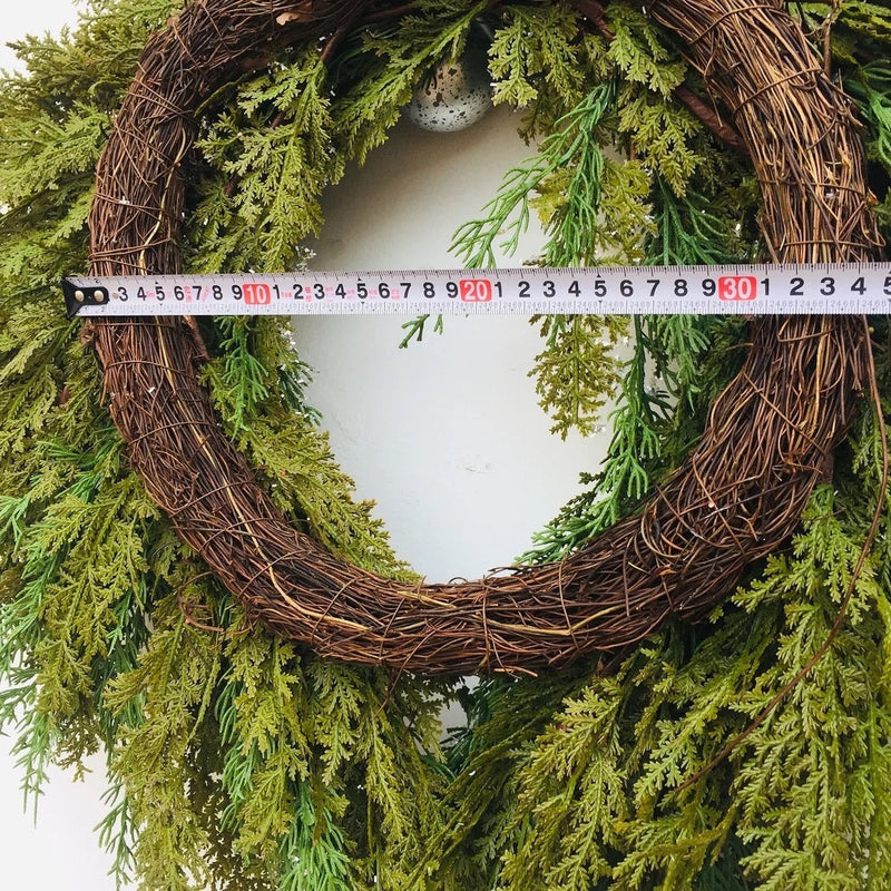 Snowy Christmas Wreath - 60cm