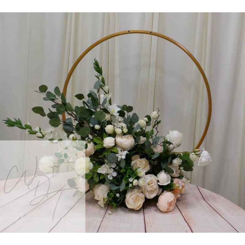 Hoop Floral Centrepiece - 2.5ft - M11