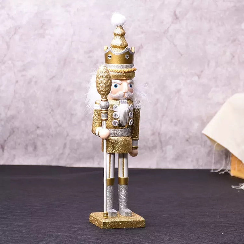 Large Gold Christmas Nutcracker Soldier - 42cm