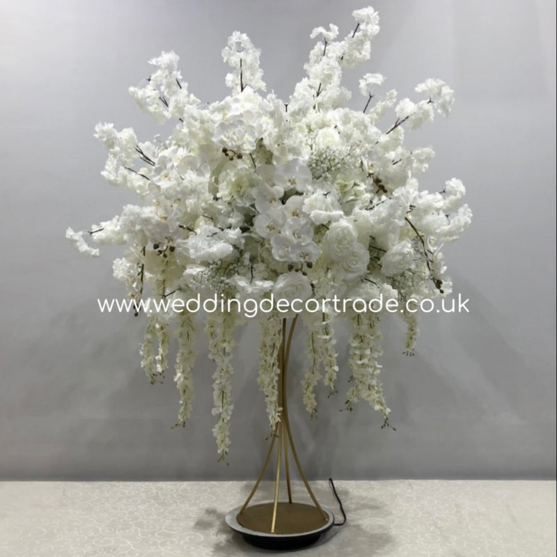 Sky Textured Floral Centrepiece - M32