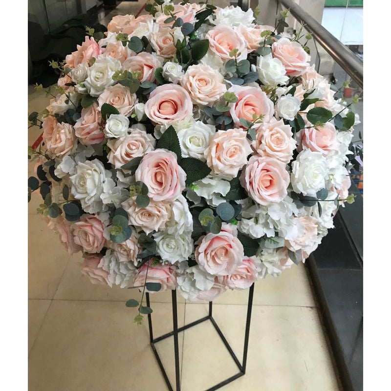 Pink Silk Floral Centrepiece - 70cm