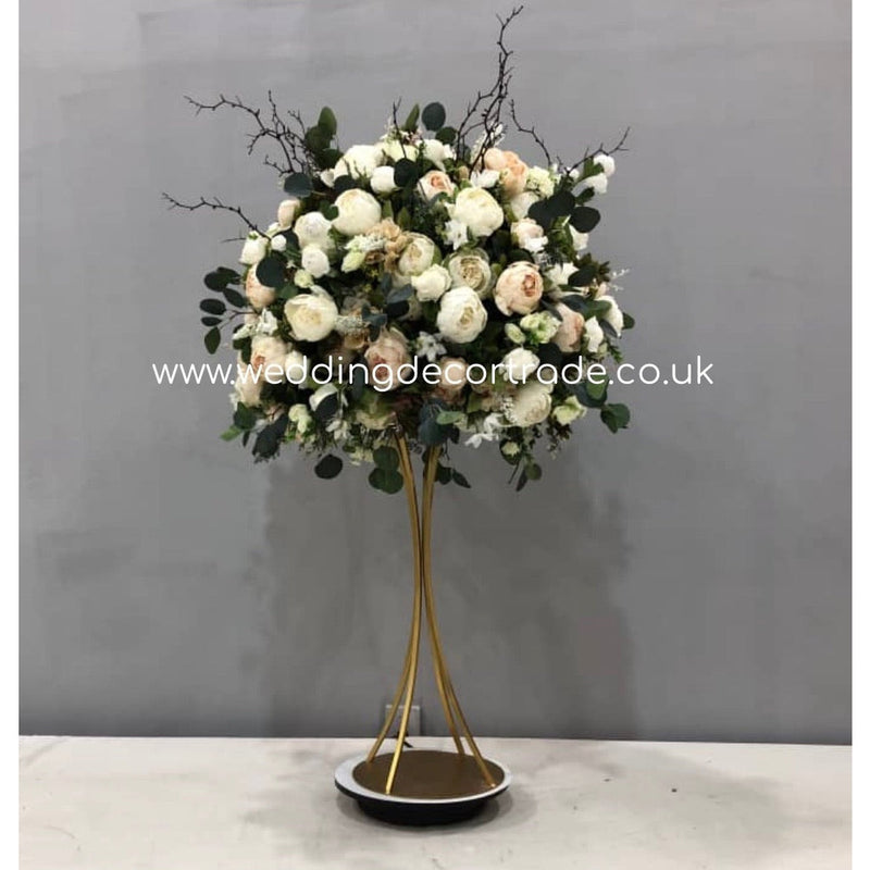 Textured Silk Floral Centrepiece - M11