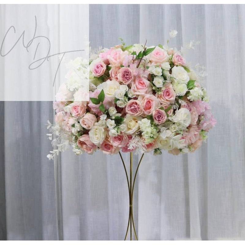 Blush Pink Silk Floral Centrepiece