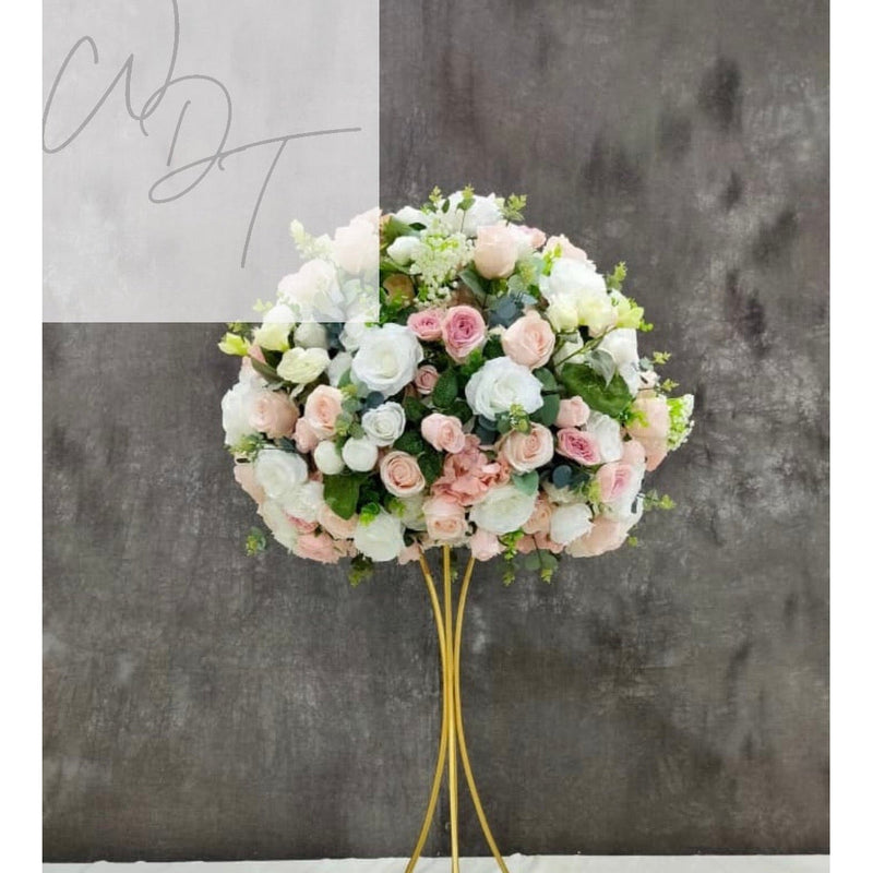 Pink Silk Floral Centrepiece - M26